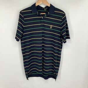 Men's RLX Ralph Lauren Short Sleeved Performance Golf Polo‎ Shirt medium  Navy